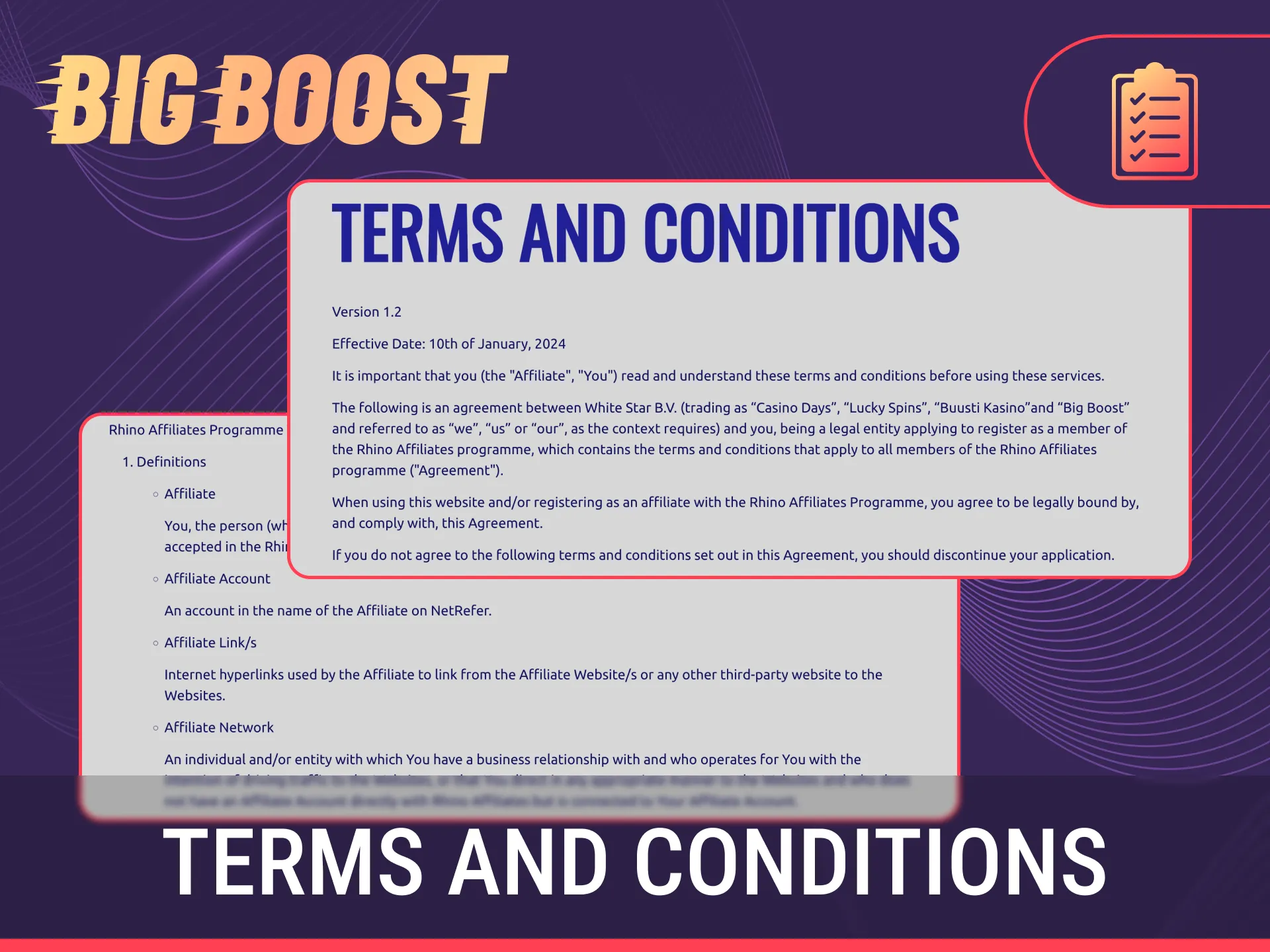 Review the Big Baazi Affiliate rules to ensure a successful partnership.