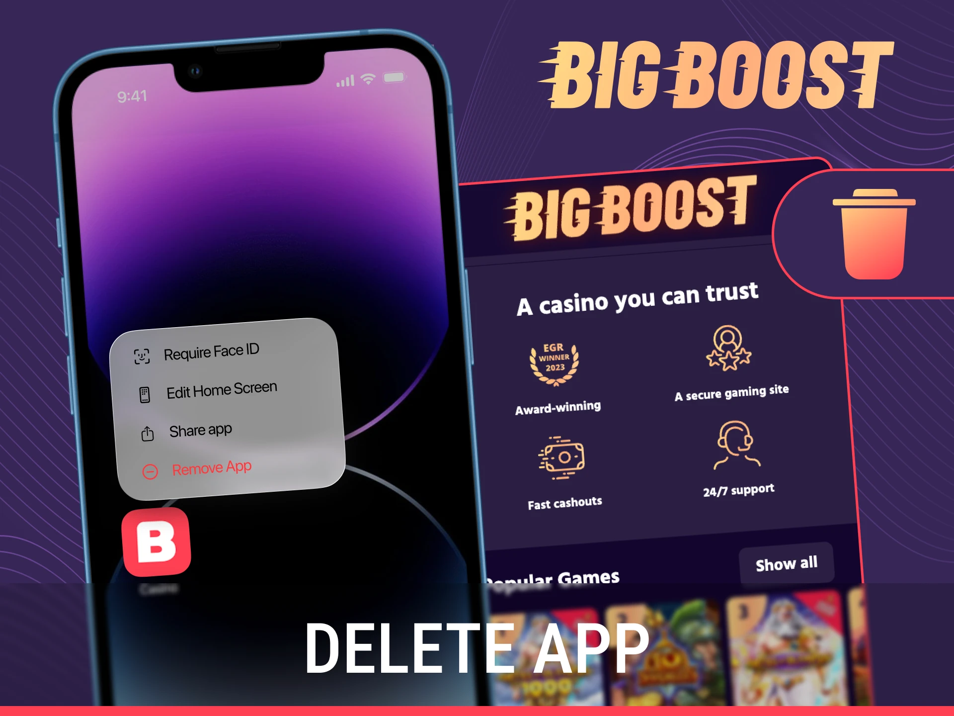Find out how to delete Big Baazi App from your device.