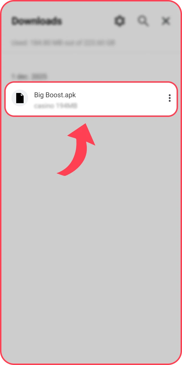 Install the App on Android to start playing at Big Baazi.