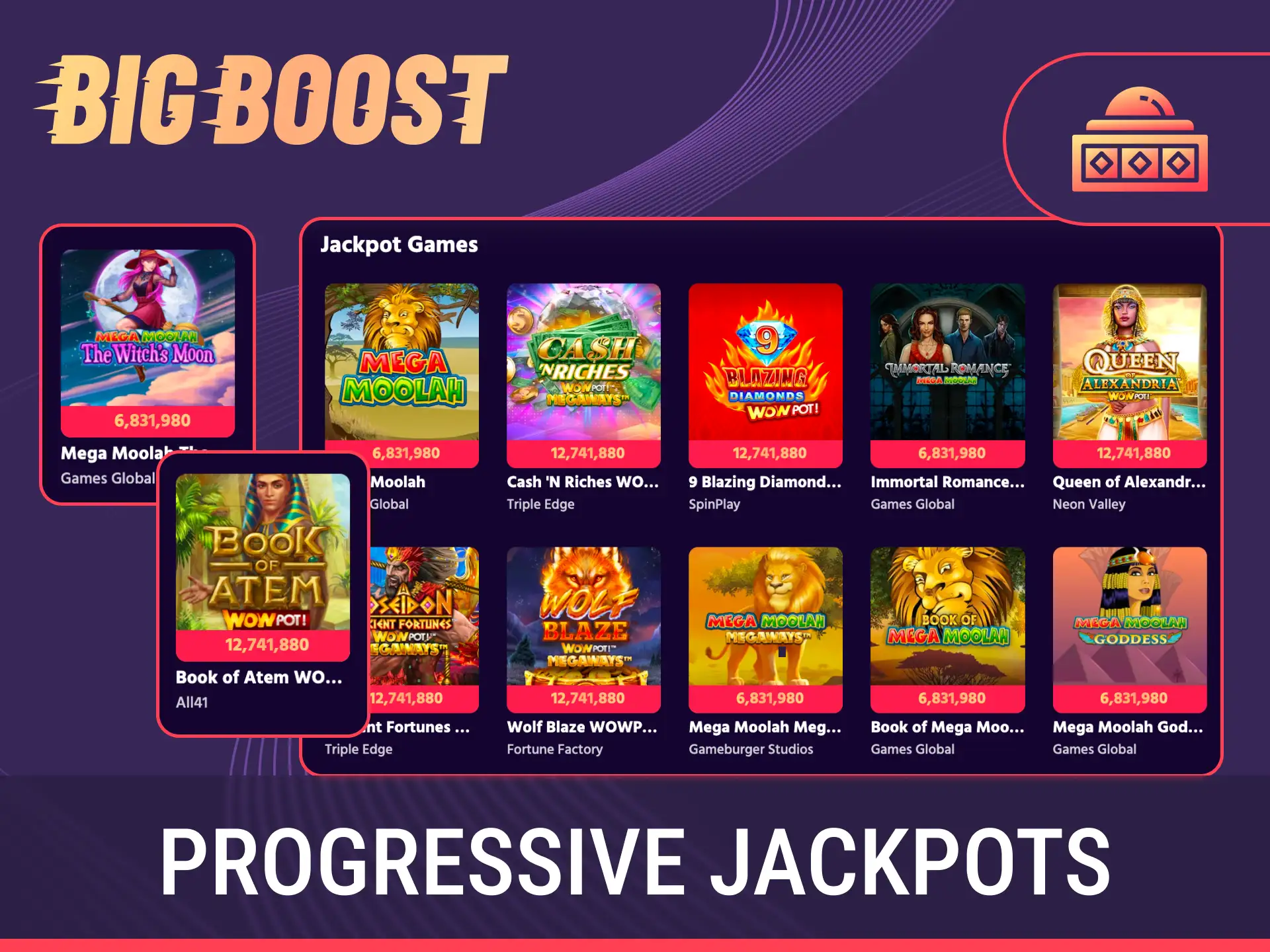 Win massive prizes with rewarding Big Baazi Casino progressive jackpots today.