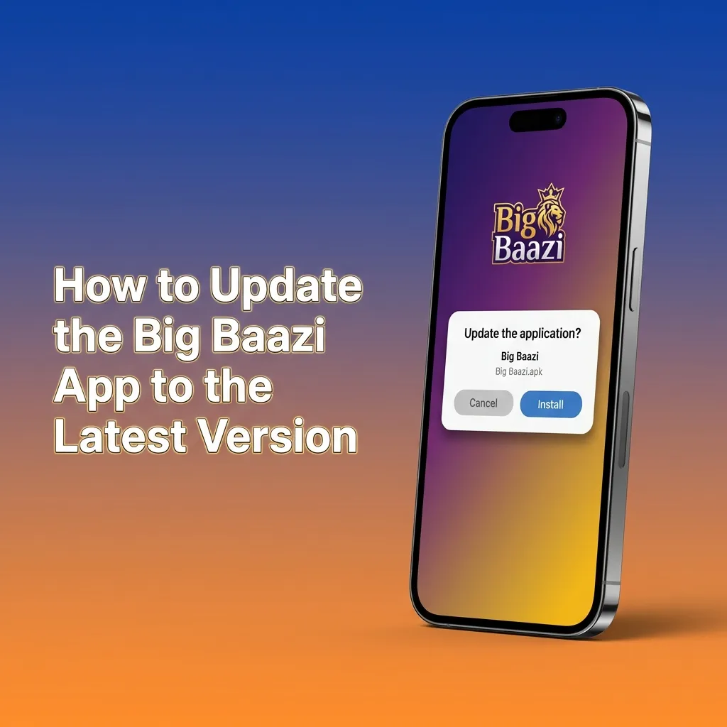 Big Baazi app auto-updates on server; no manual downloads needed from App Store for latest features and security improvements.