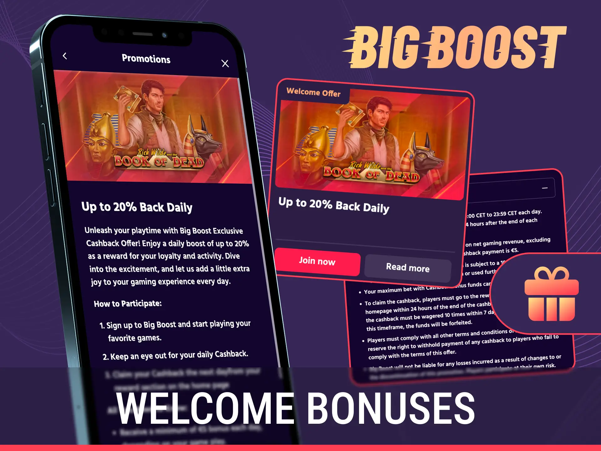 Activate your generous Big Baazi App welcome bonus and increase your chances of winning.