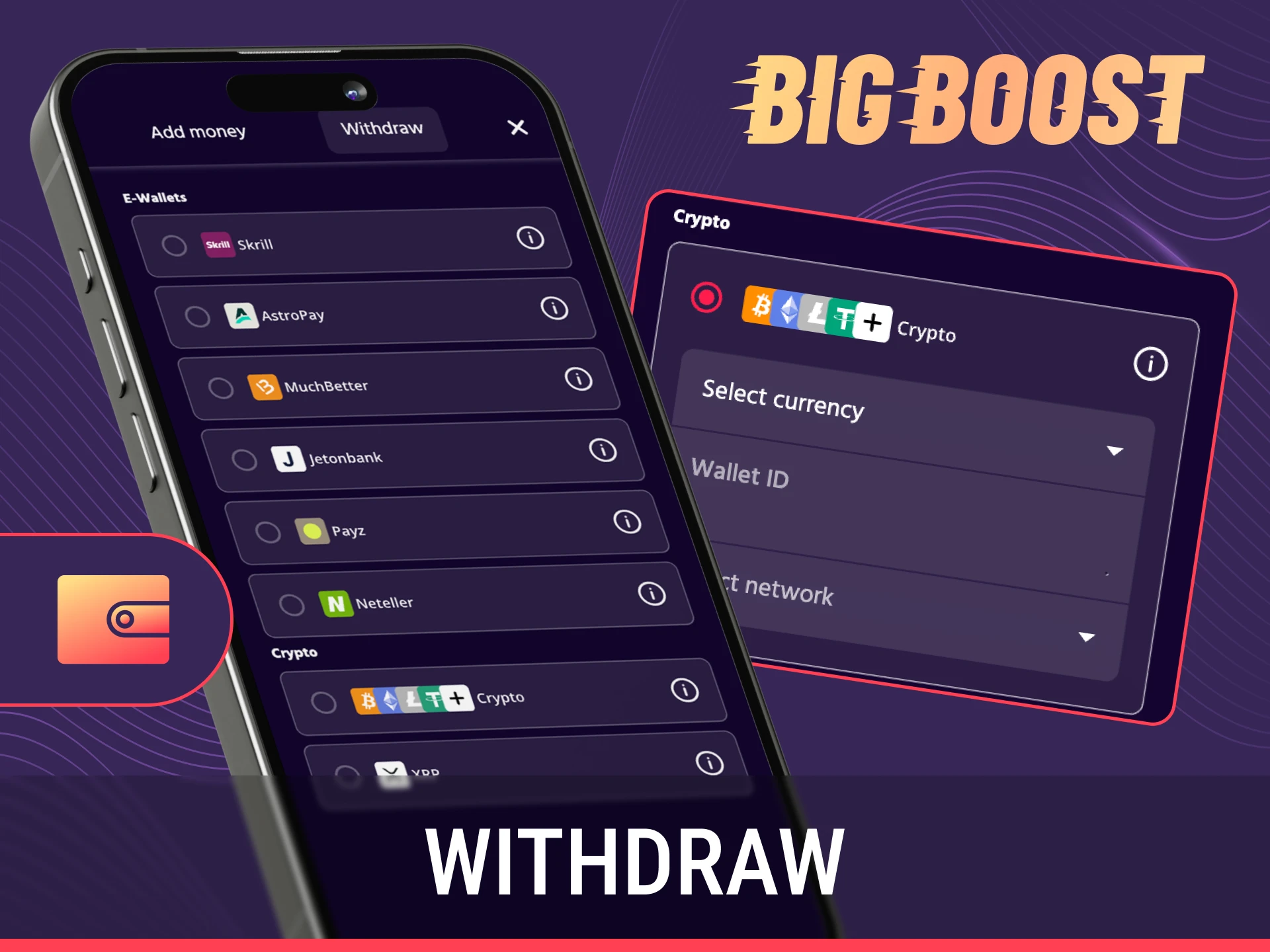 Withdraw your winnings on mobile through the Big Baazi App with secure transactions.