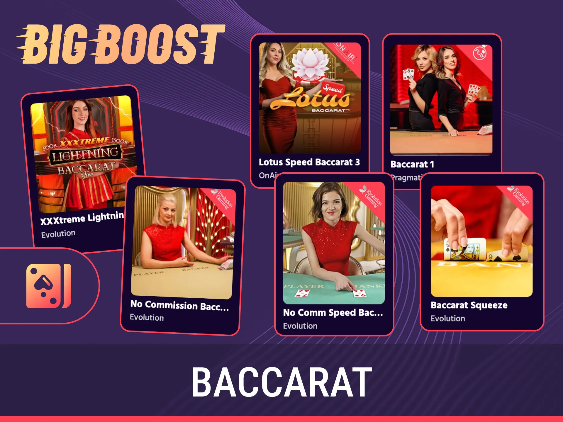 Try your luck at the elegant Big Baazi Live Casino Baccarat table.