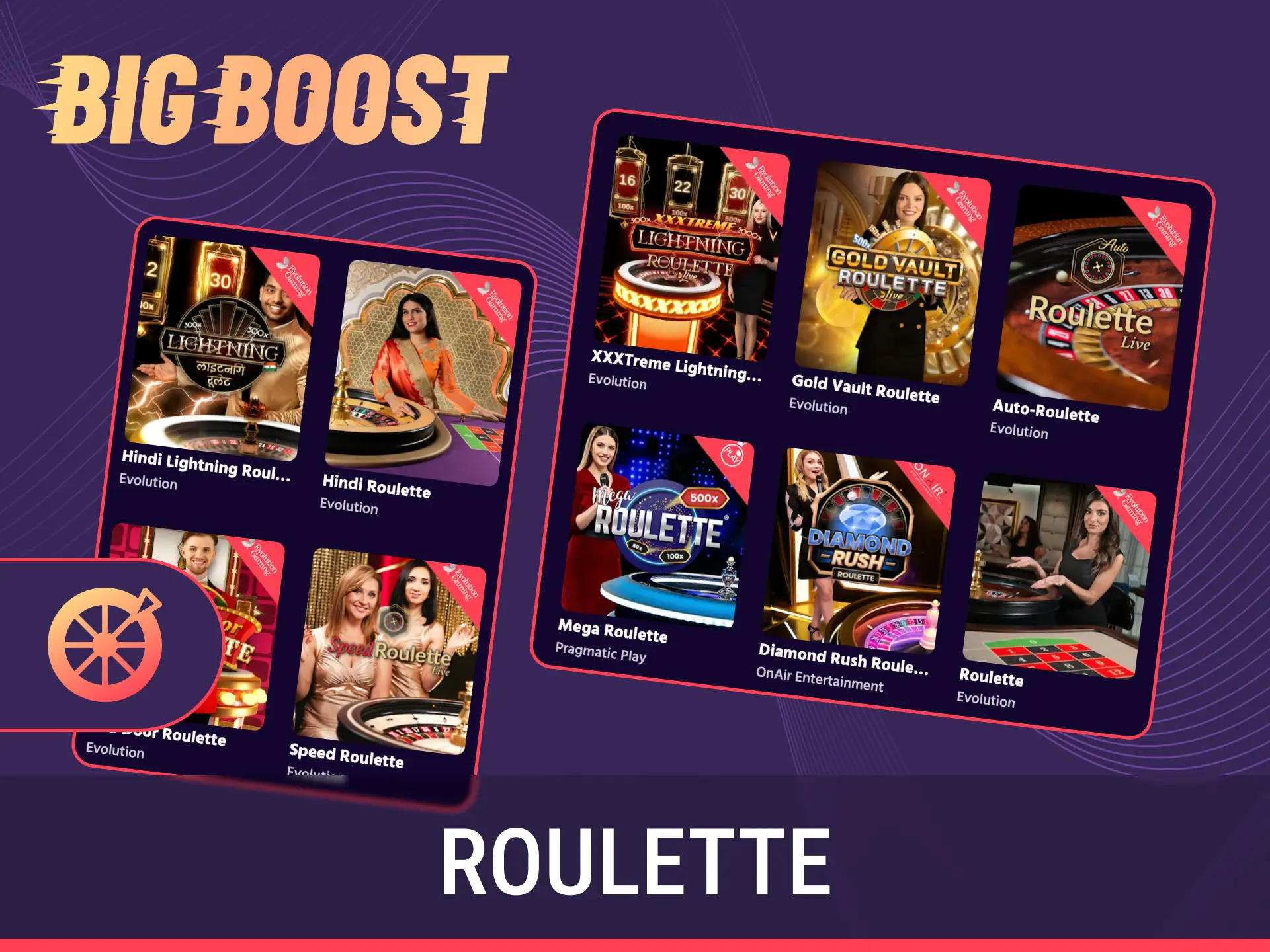 Place your bets on the classic Big Baazi Live Casino Roulette table.