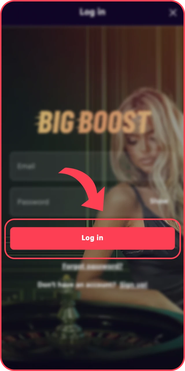 Fill in your secure details in the Big Baazi App for immediate access.