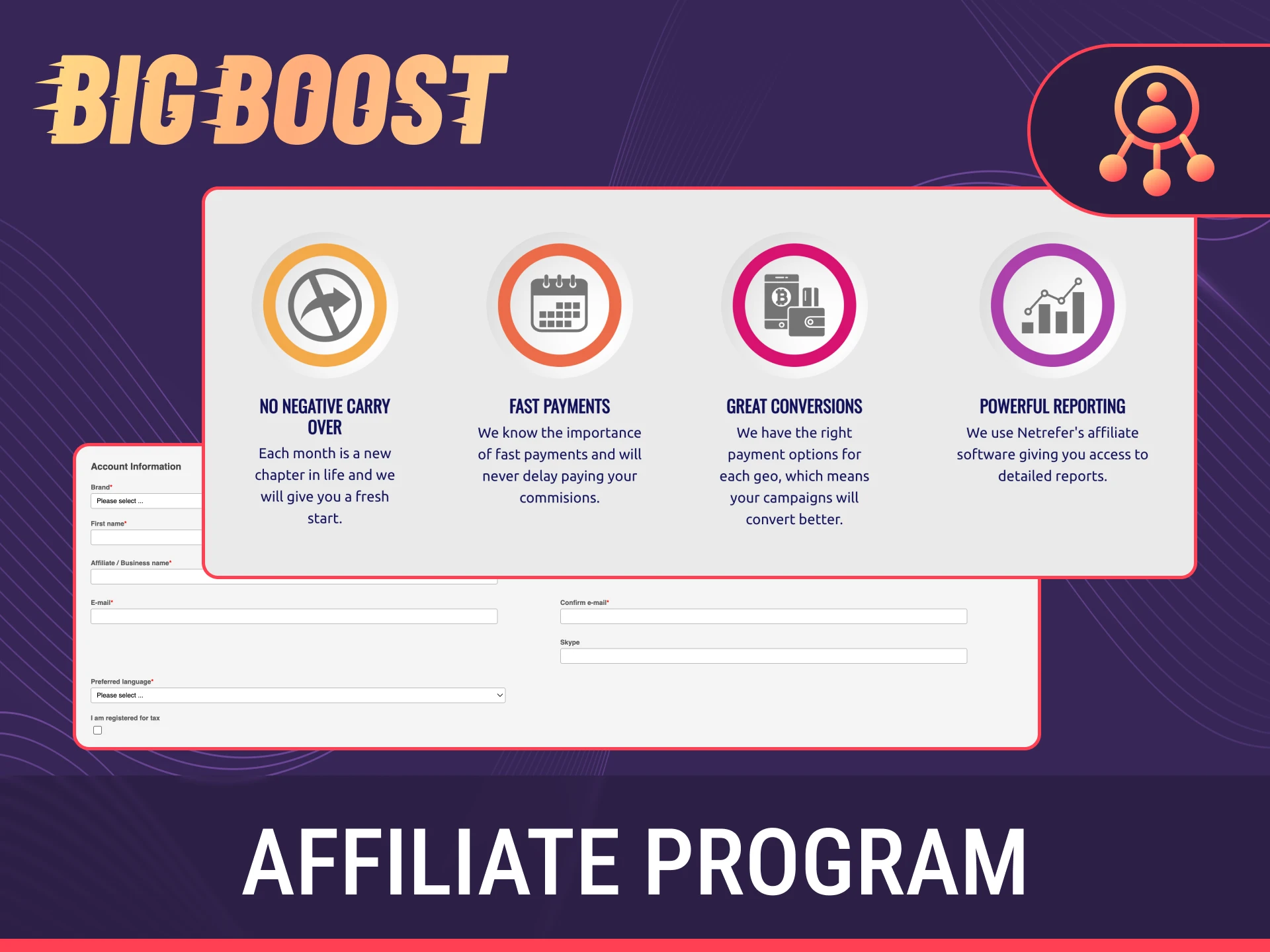 Partner with the Big Baazi affiliate program and earn commissions.
