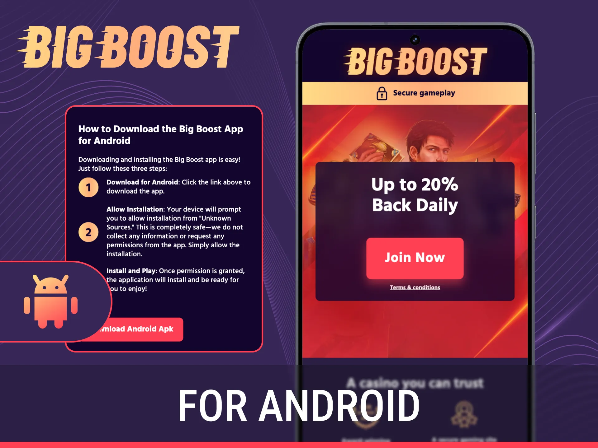 Install the Big Baazi App on your Android device for instant access.