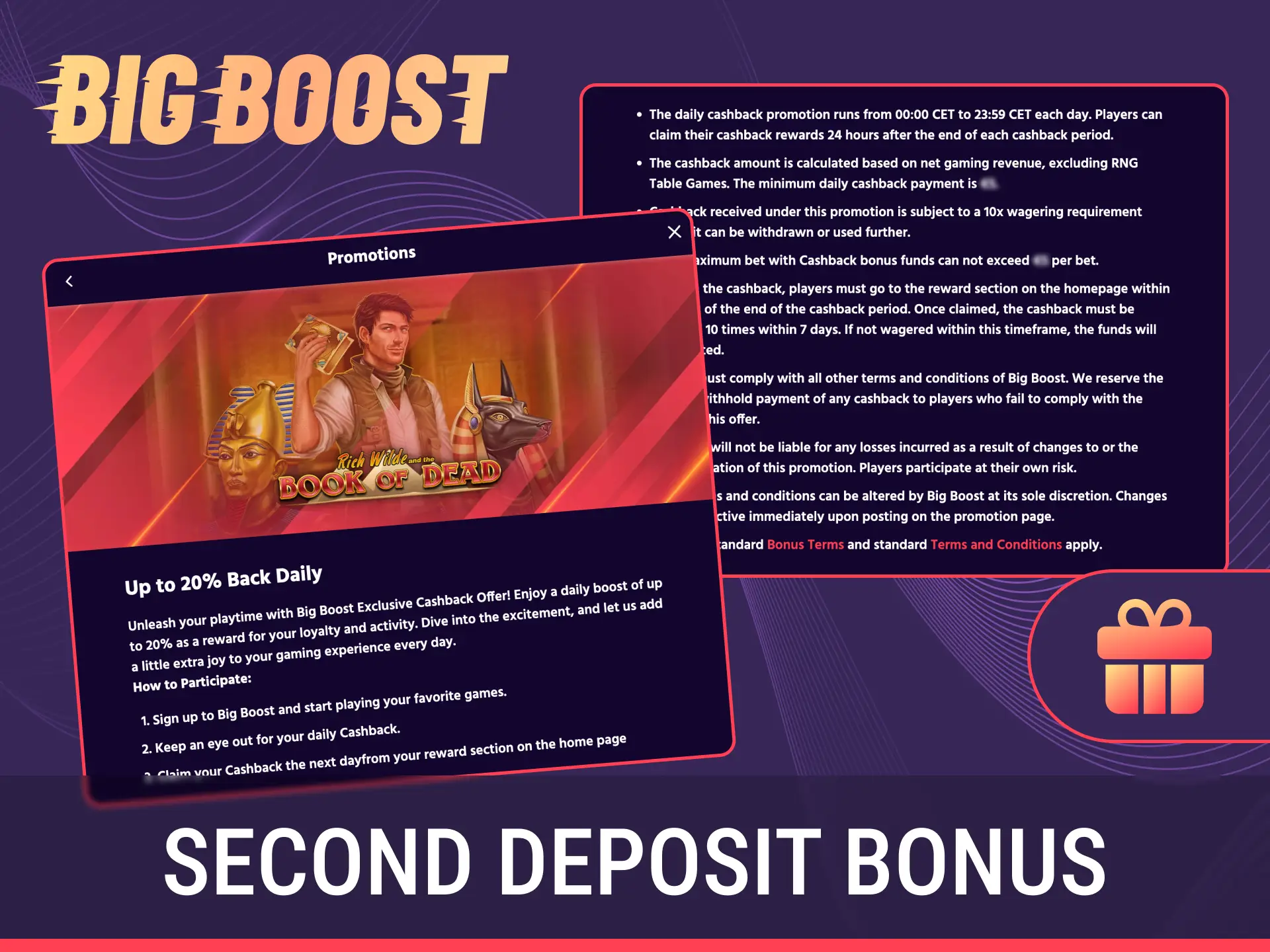 Boost your balance with a second deposit bonus at Big Baazi.