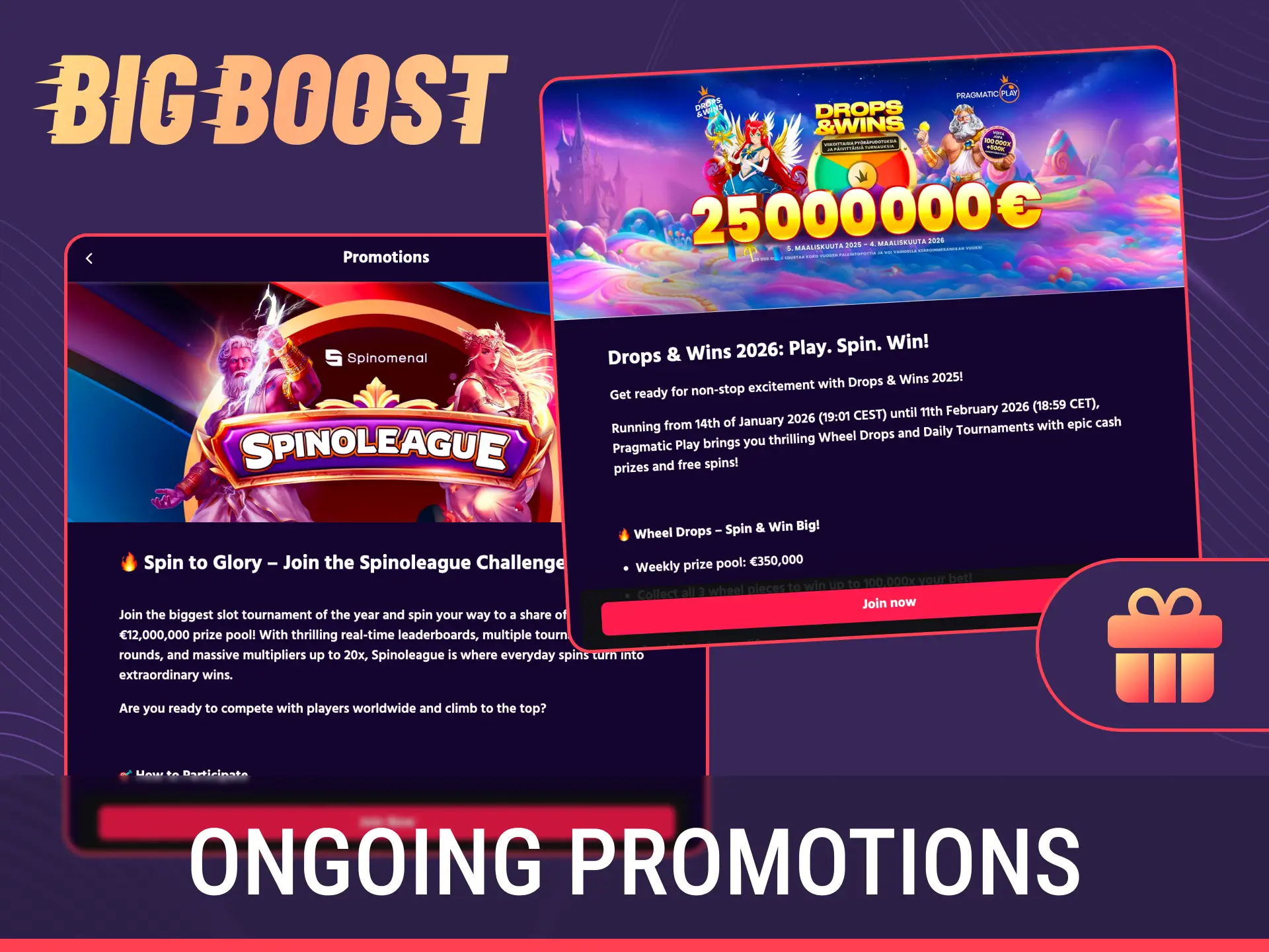 Join regular Big Baazi Slots promotions to receive extra gaming rewards.