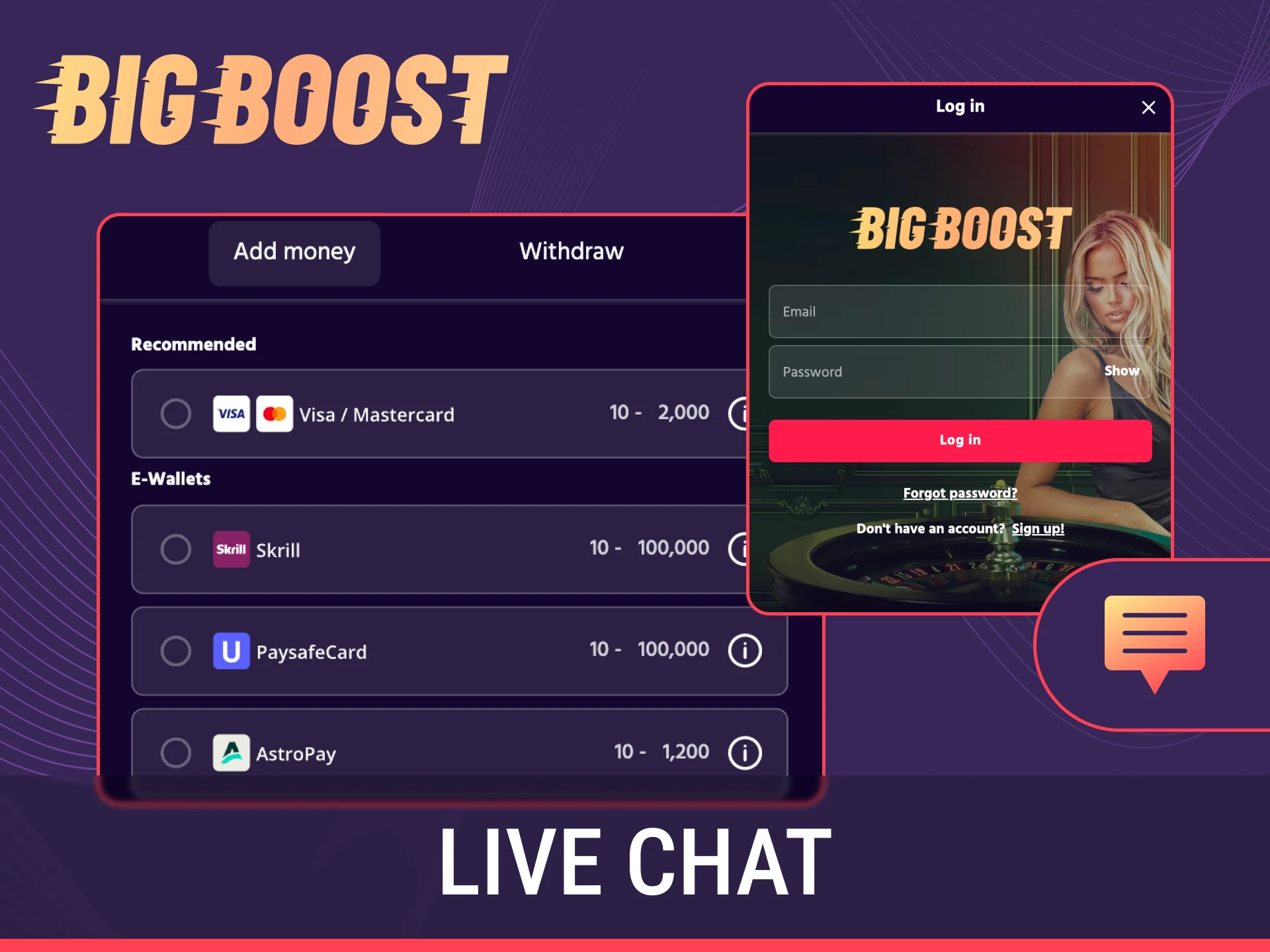 Open the Big Baazi Contacts live chat for instant help with any issue.