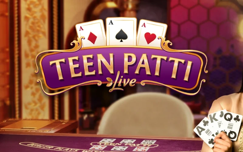 Experience the authentic Teen Patti Live game on Big Baazi casino.